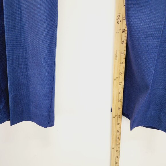 Perry Ellis Mens Portfolio Navy Slim Fit Dress Pants Size 38x30 New - Picture 11 of 14